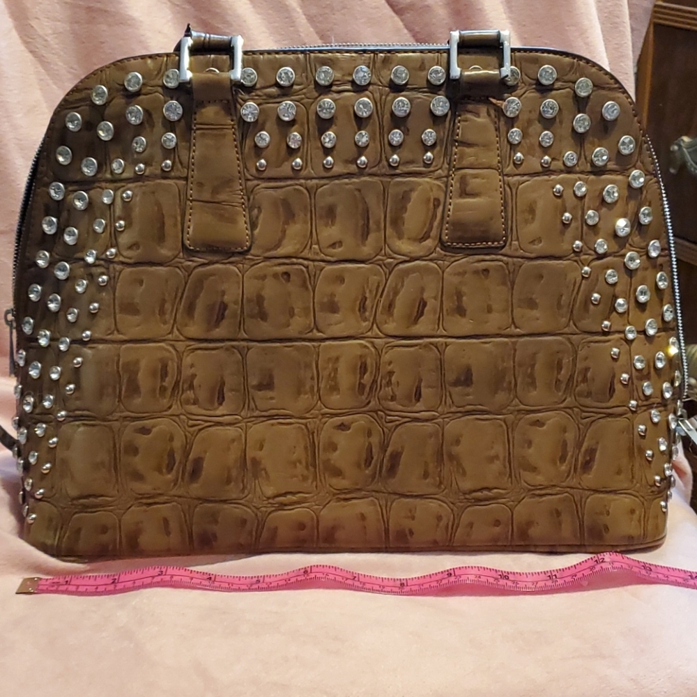 Brown purse with Bling